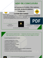 Certificado Do Curso de NR 10 Sep