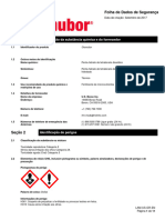 Folha de Dados de Segurança: Identificação Da Substância Química e Do Fornecedor