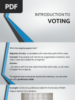 Introduction To Voting