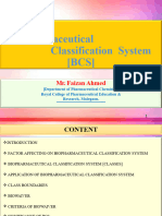 Biopharmaceutical Classification System