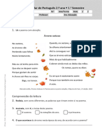 NL PT Ficha Intercalar 1 Semestre 2 Ano