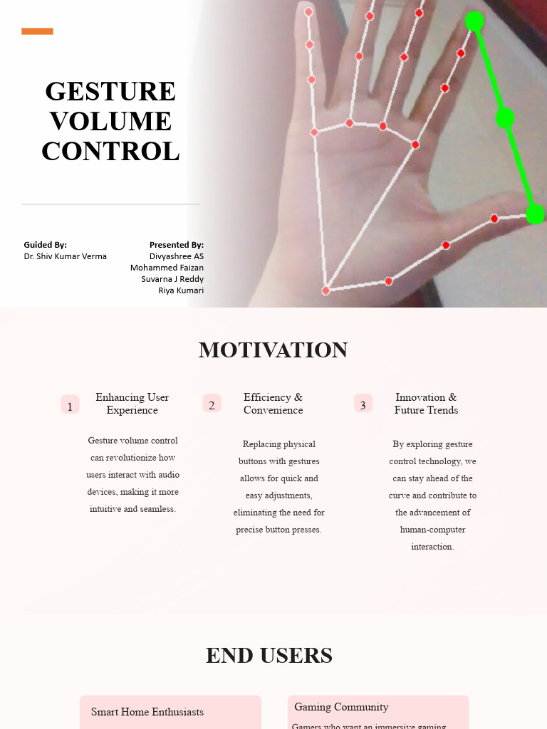 Gesture Volume Control | PDF | Computer Vision | Speech Recognition