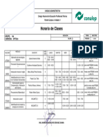 Horario de Clases: Unidad Administrativa Colegio Nacional de Educación Profesional Técnica Plantel Gustavo A. Madero 1