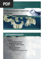 Renascimento Comercial e Urbano Europeu