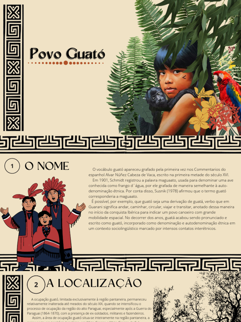 História e Cultura do Povo Guató | PDF | Povos indígenas das Américas ...