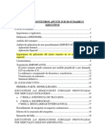 Tabla de Contenidos Apunte Juicio Sumario y Ejecutivo