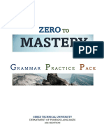 Zero To Mastery Grammar Practice Pack 2023 Edition 09.09.2023