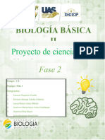 Biología Básica II: Proyecto de Ciencias