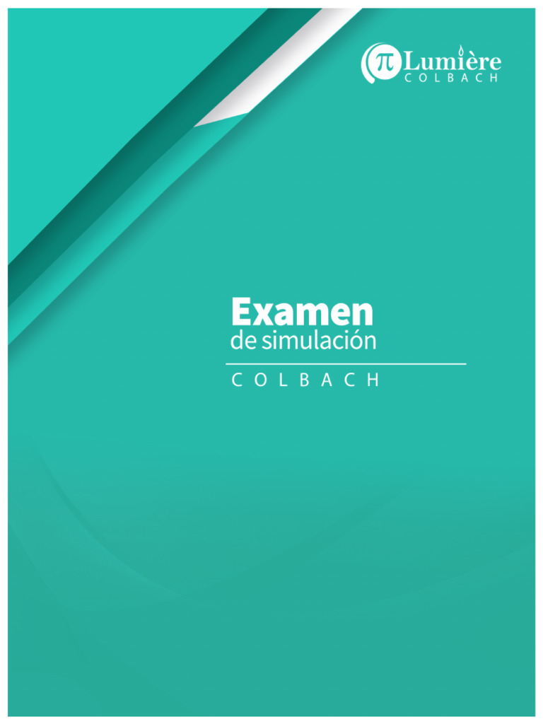 Examen COLBACH 20A | PDF | Conocimiento | Método científico