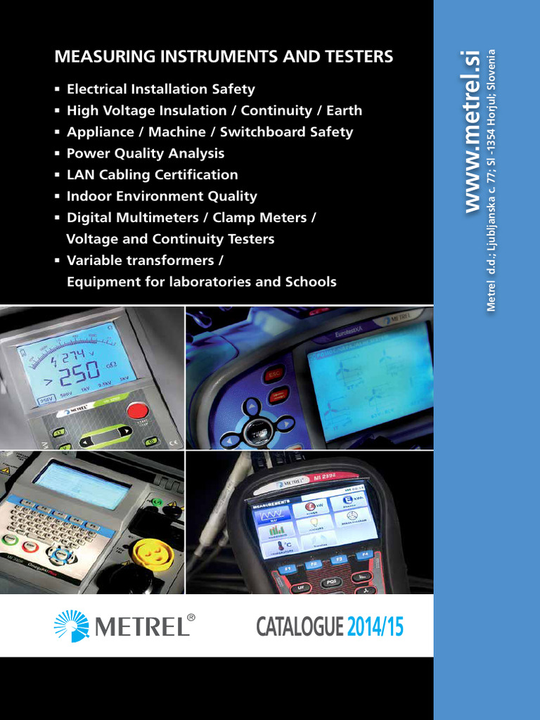 Metrel MI3102 Multifunction Tester Guide | PDF | Electrical Wiring ...