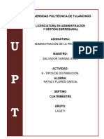 Tipos de Distribución.