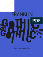 Espécimen Tipográfico Franklin Gothic