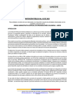 Invitación Pública 02 de 2023 Convenio de Asociaicion