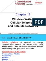 Wireless Wans: Cellular Telephone and Satellite Networks