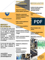 Brochure de Servicios y Soluciones JYA.