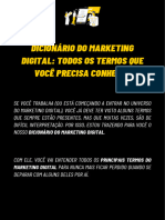 Capa para Ebook Marketing Digital Simples Preto e Lilás