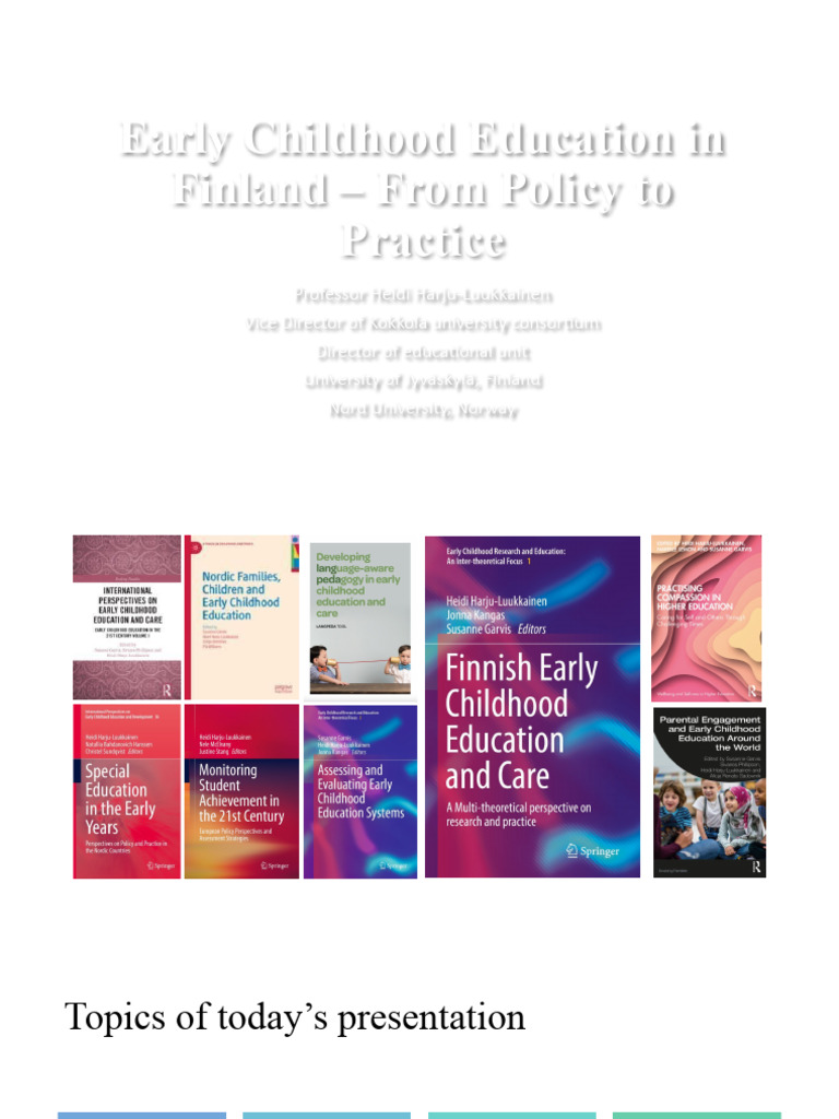 Early Childhood Education | PDF | Pedagogy | Teachers