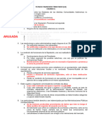 Anulada: Tecnico Financiero Tributario (A1) Examen A