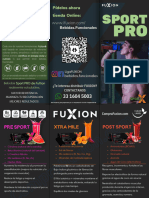 Triptico Fuxion SportPro CompraFuxion