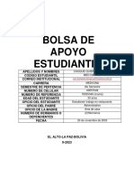 Bolsa de Apoyo Estudiantil II-2023