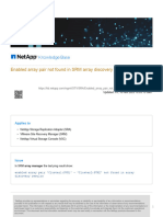 Enabled Array Pair Not Found in SRM Array Discovery