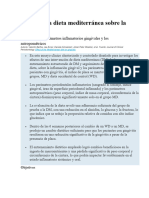 Efecto de La Dieta Mediterránea Sobre La Gingivitis