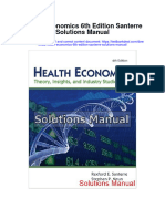 Health Economics 6th Edition Santerre Solutions Manual