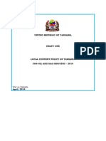 Local Content Policy of Tanzania For Oil and Gas Industry