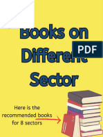 Books On Different Sectors