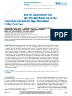 An Optimized Method For Segmentation and Classification of Apple Diseases Based On Strong Correlation and Genetic Algorithm Based Feature Selection