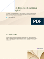 Séparation de L'acide Benzoïque Et Du 1-Naphtol: by Djouiria Boublal