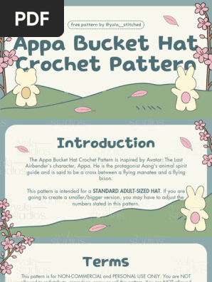 Appa Bucket Hat Crochet pattern