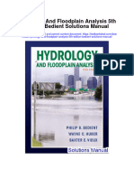 Hydrology and Floodplain Analysis 5th Edition Bedient Solutions Manual