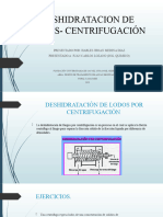 Deshidratacion de Lodos - Centrifugación (Autoguardado)