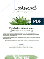 Ejemplo Catálogo Jabones Artesanales