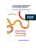 Information Technology Auditing 4th Edition Hall Solutions Manual