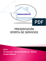 OFERTA DE SERVICIOS Parque R Marian