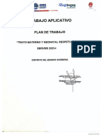 Trabajo Aplicativo - Trato Materno y Neonatal Respetuoso