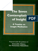 Seven Contemplations of Insight