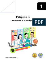 Filipino-Quarter 4-Module No. - Pagtukoy Sa Mga Salitang Magkatugma-Jasmine C. Lazaga