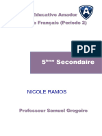 5ème Sec. Guide D'étude de Français