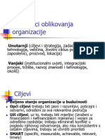 Čimbenici Oblikovanja Organizacije I Dio