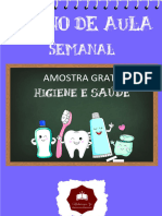 Amostra Grátis - Plano de Aula Semanal - Higiene e Saude