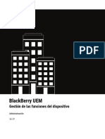 Managing Device Features BlackBerry UEM 12.17 Es