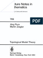 Jörg Flum, Martin Ziegler - Topological Model Theory (1980, Springer-Verlag Berlin Heidelberg)
