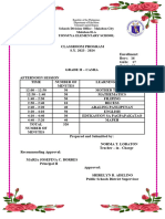 Grade 2 Classroom Program Edited