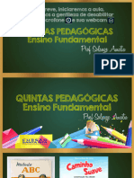 Quintas Pedagógicas - Ensino Fundamental