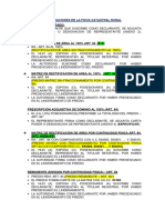 Observaciones de La Ficha Catastral Rural 2022