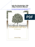 Investments An Introduction 10th Edition Mayo Solutions Manual