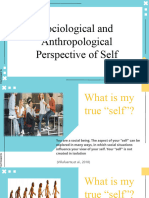 LESSON II Sociologocal and Anthropological Perspective of Self